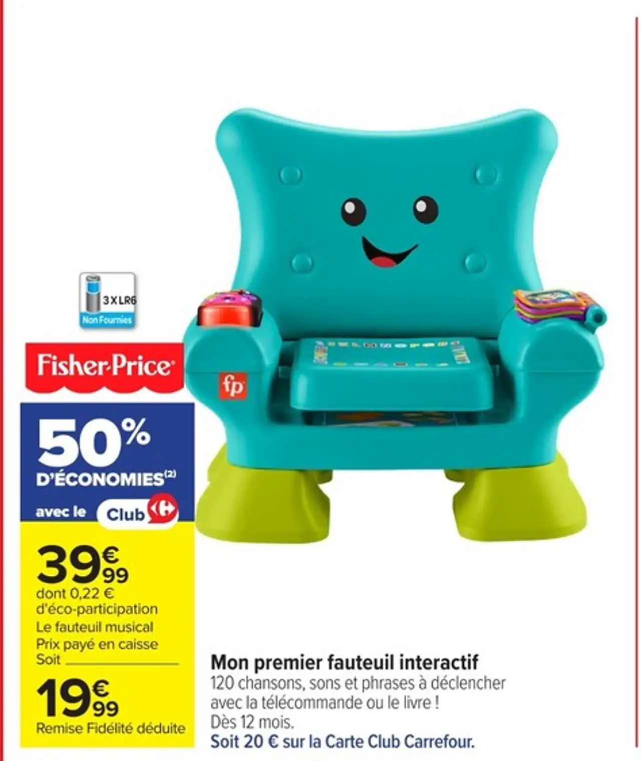 Fisher-Price Mon premier fauteuil interactif