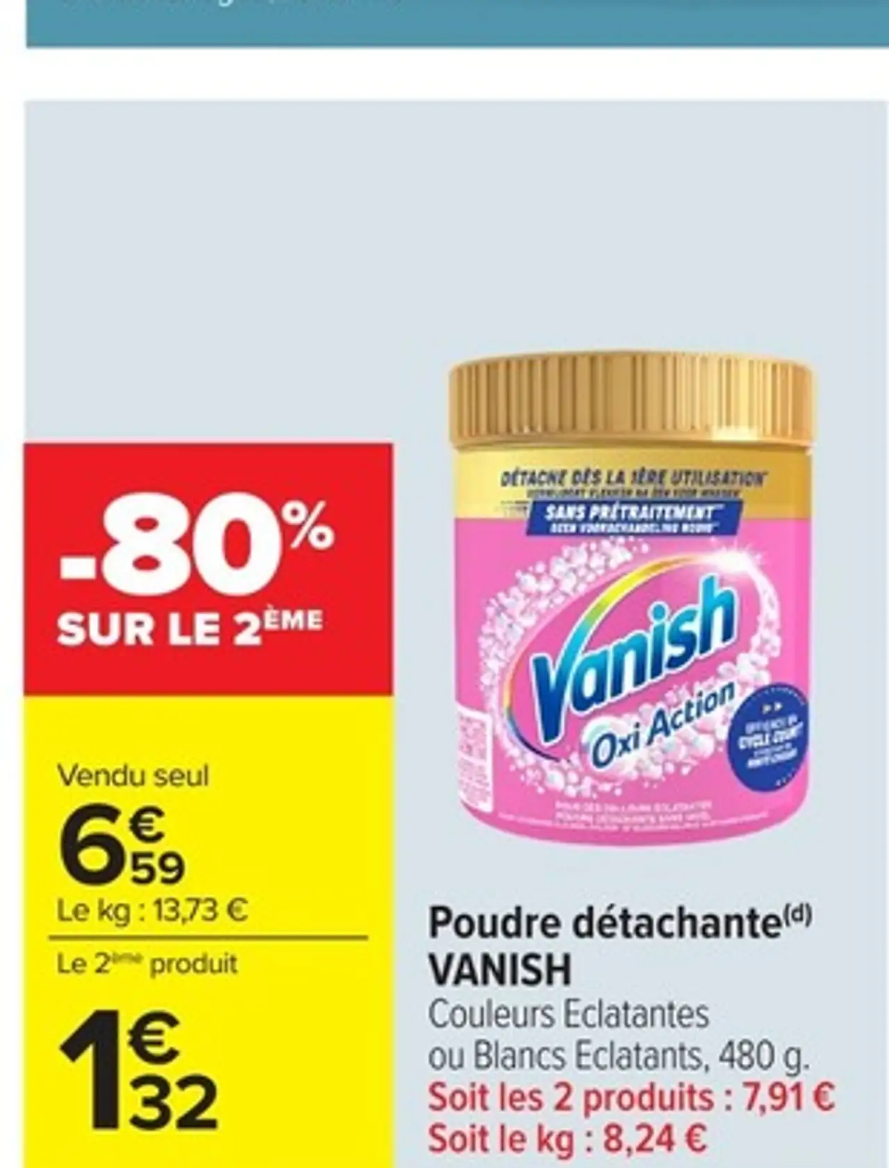 Poudre détachante Vanish