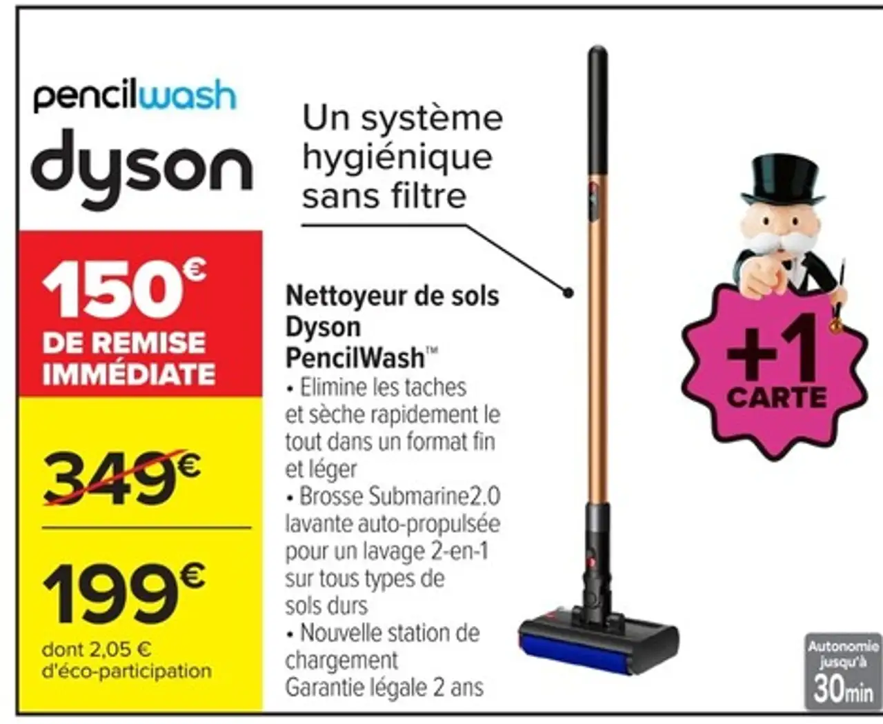 Nettoyeur de sols Dyson PencilWash