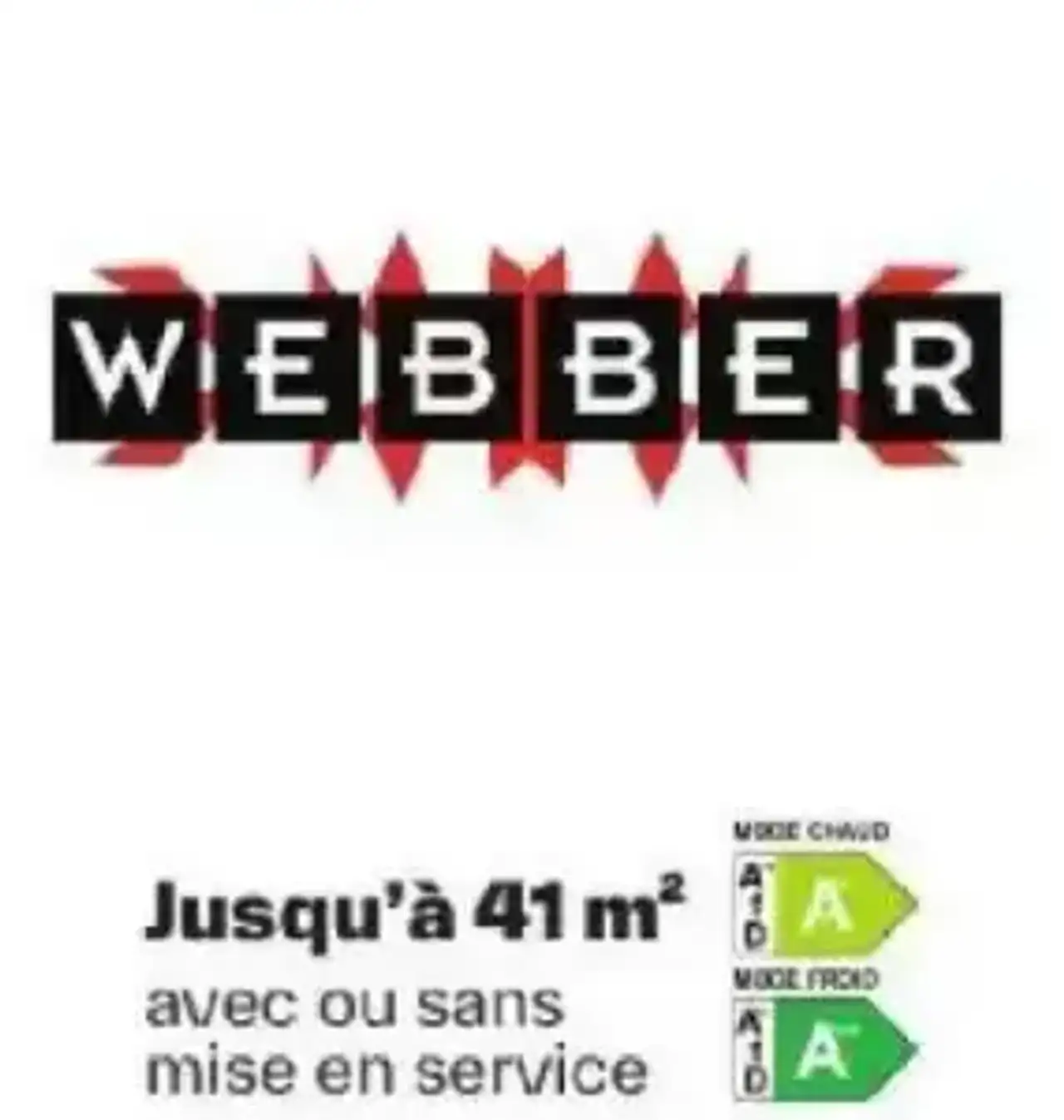 Pompe à chaleur Webber Jusqu'à 41 m²