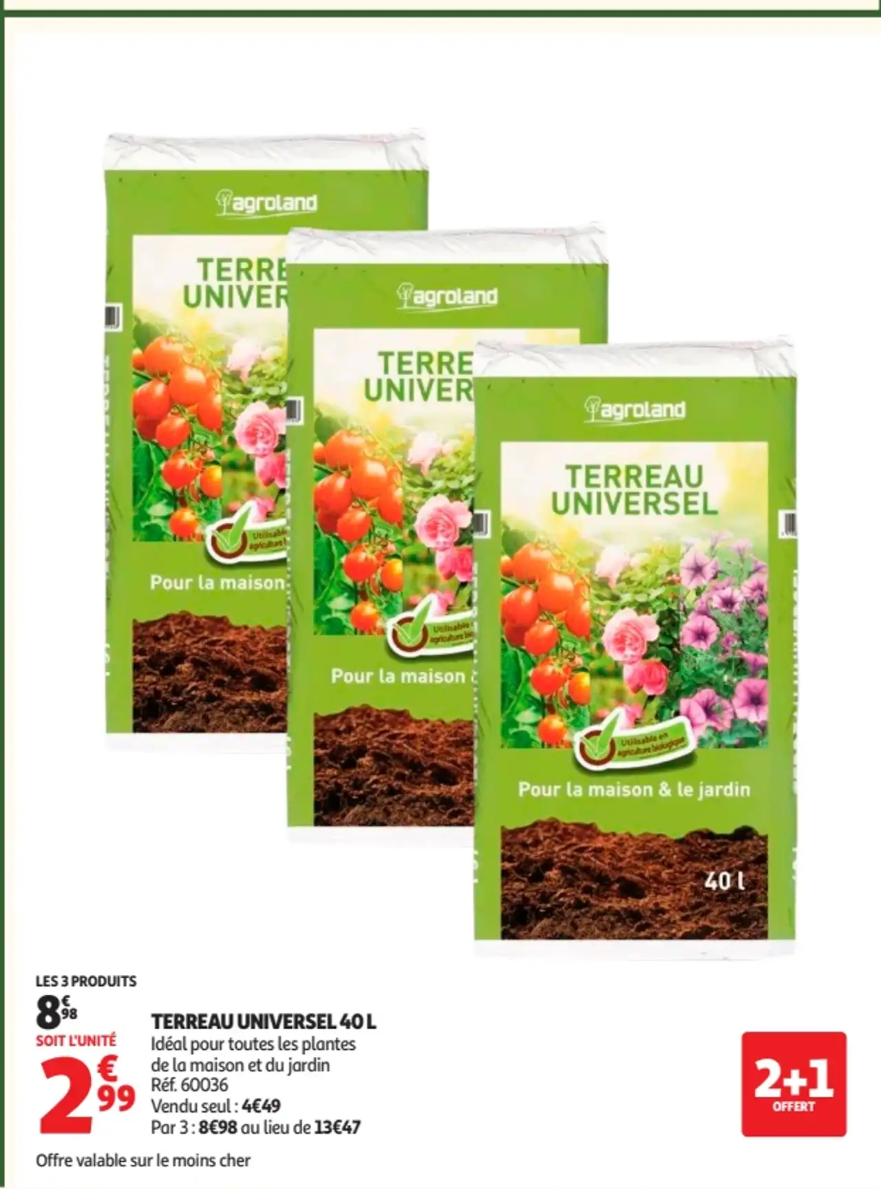 Agroland Terreau Universel 40 L