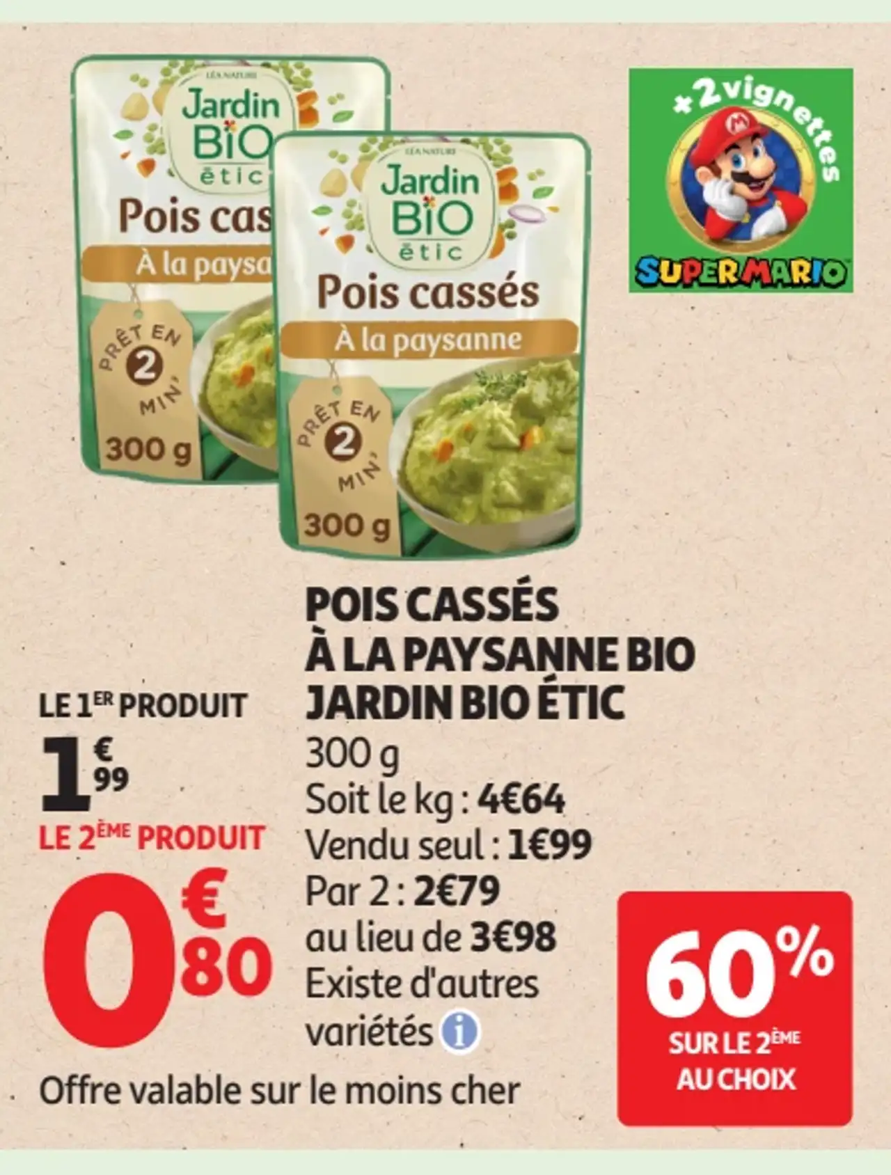 POIS CASSÉS À LA PAYSANNE BIO JARDIN BIO ÉTIC