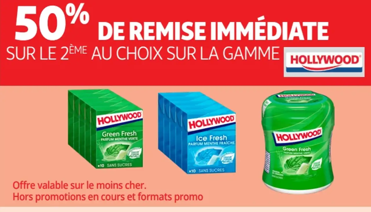 Chewing-gums Hollywood (Green Fresh, Ice Fresh)