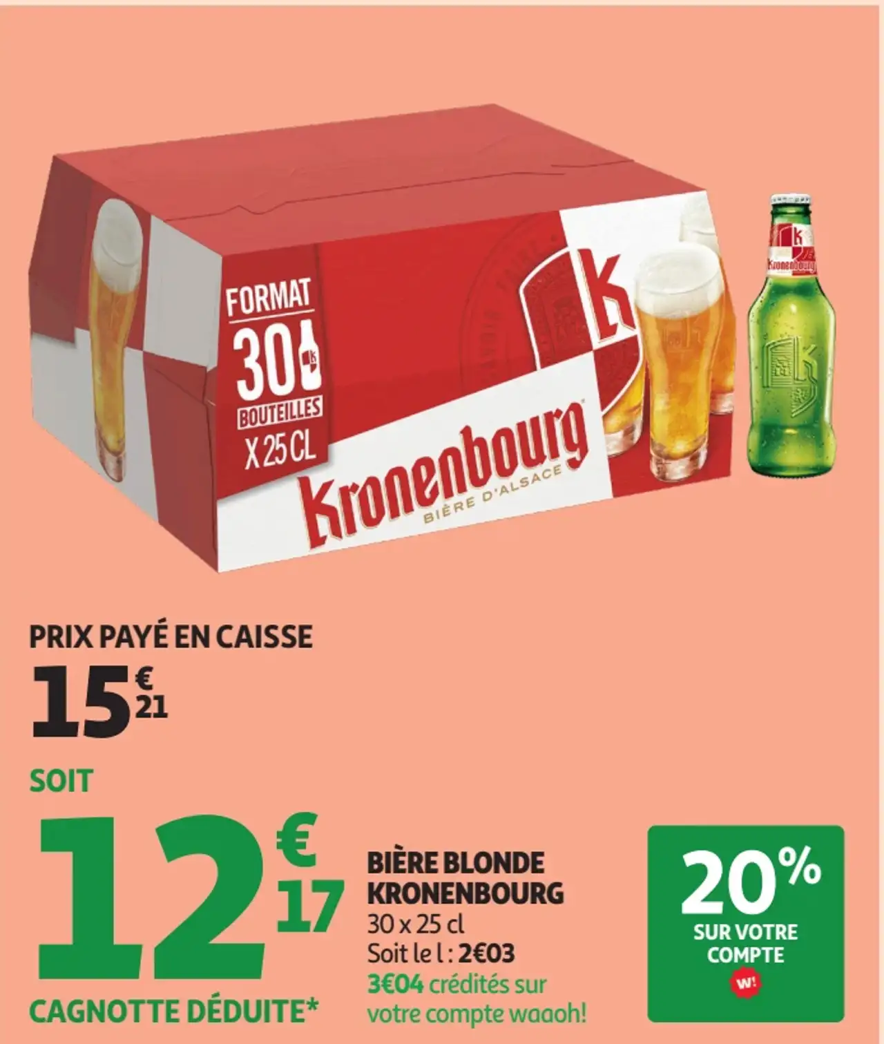BIÈRE BLONDE KRONENBOURG