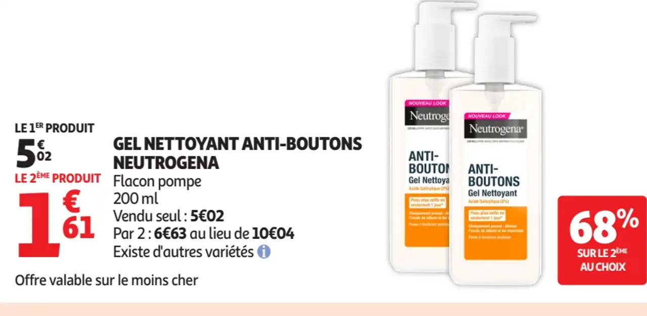 Gel Nettoyant Anti-Boutons Neutrogena