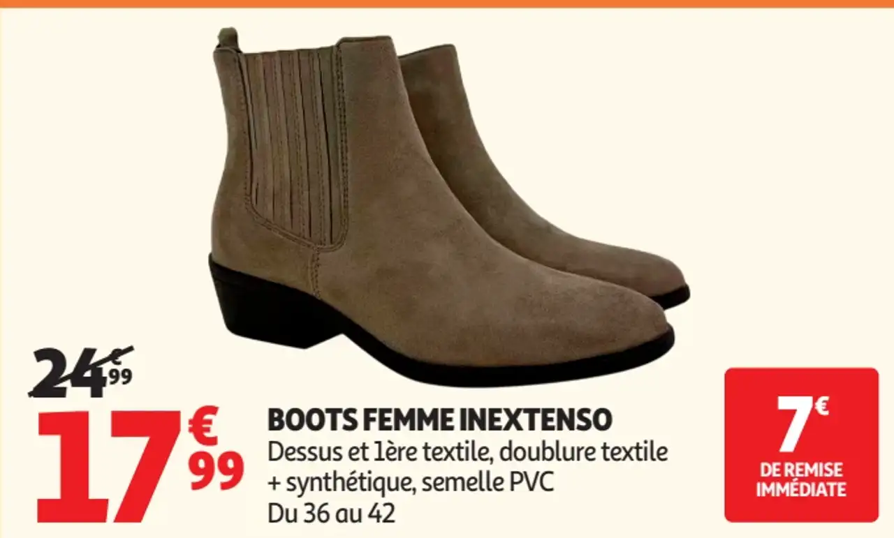 BOOTS FEMME INEXTENSO