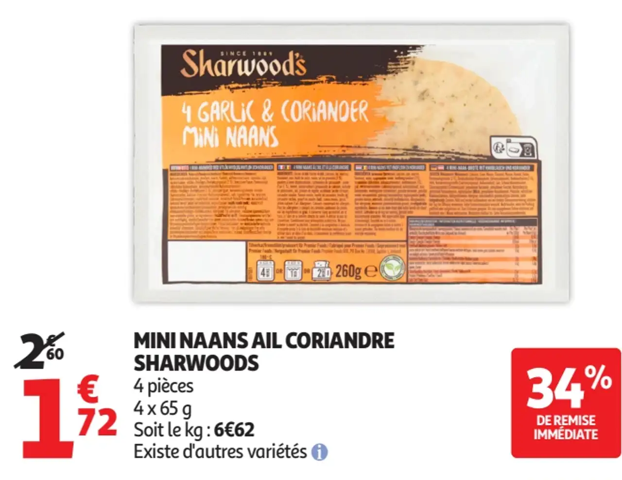 MINI NAANS AIL CORIANDRE SHARWOOD'S