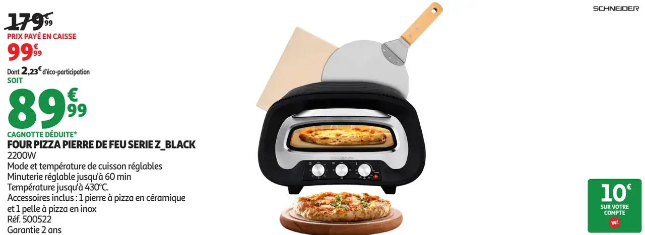FOUR PIZZA PIERRE DE FEU SERIE Z_BLACK SCHNEIDER