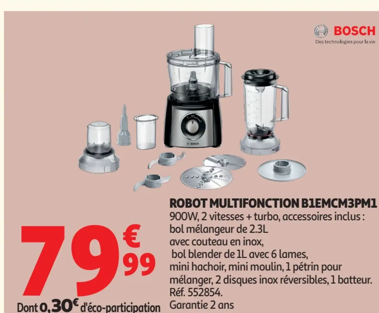 Bosch Robot Multifonction B1EMCM3PM1