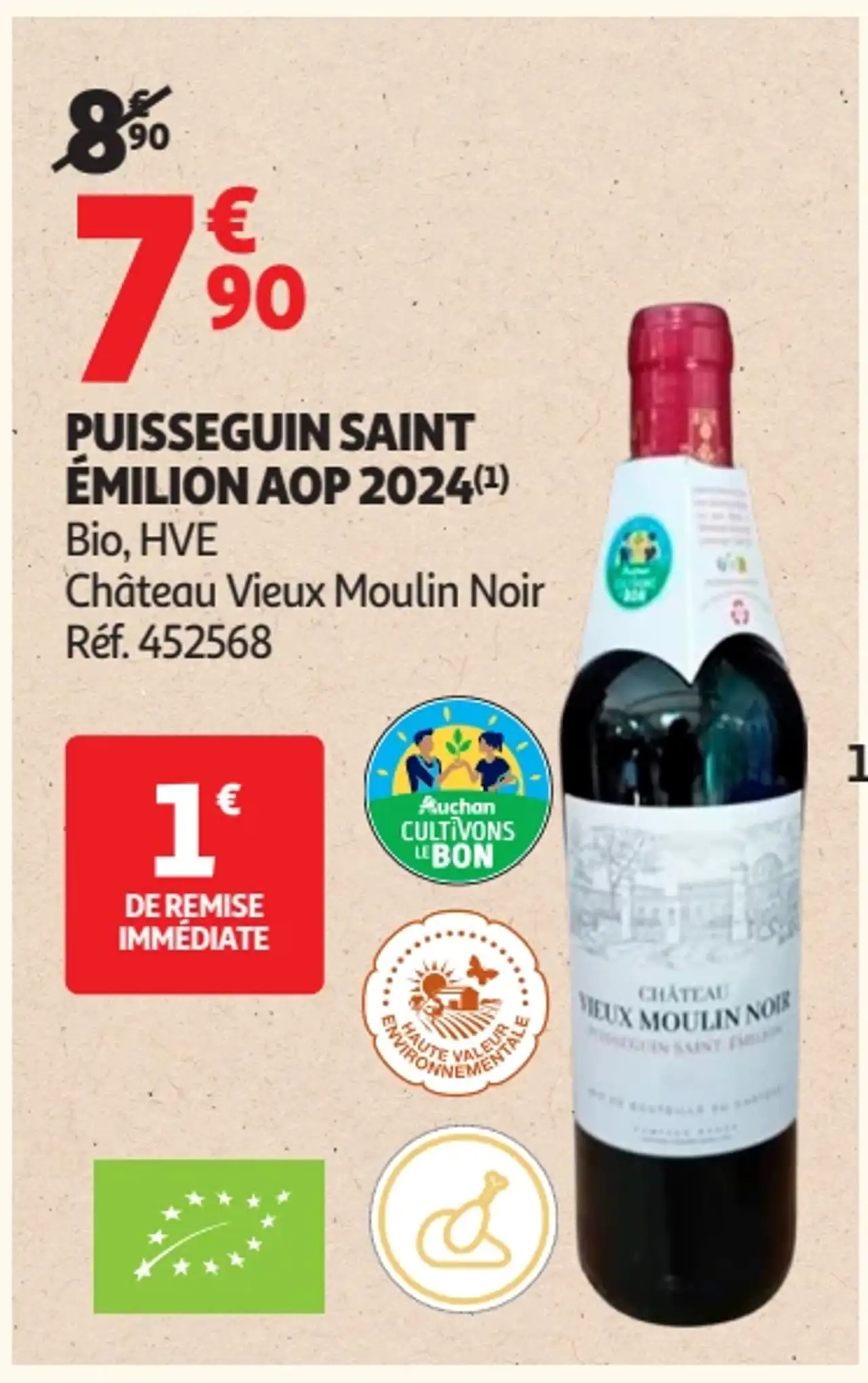 Château Vieux Moulin Noir Puisseguin Saint Émilion AOP 2024