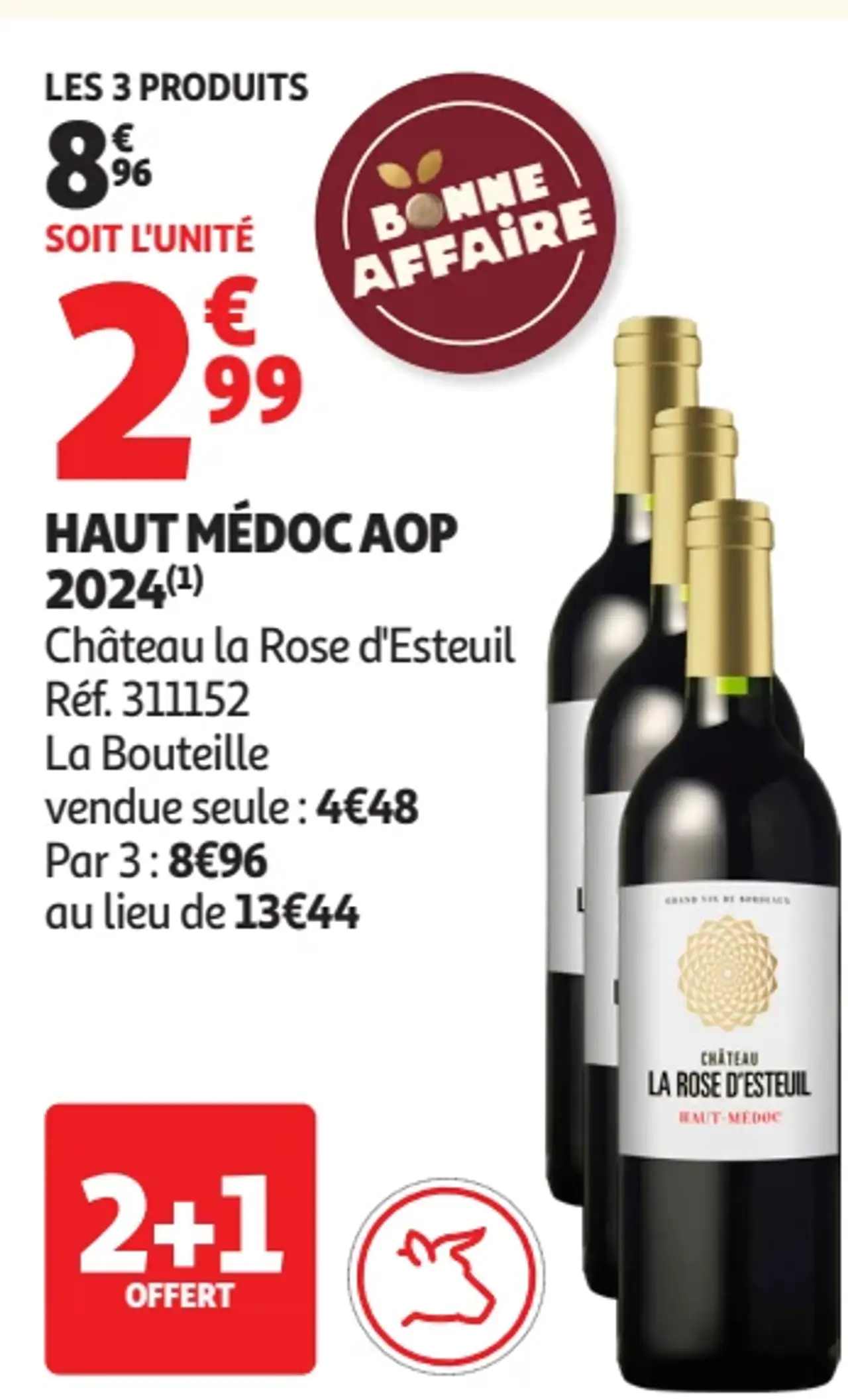 HAUT MÉDOC AOP 2024 Château la Rose d'Esteuil