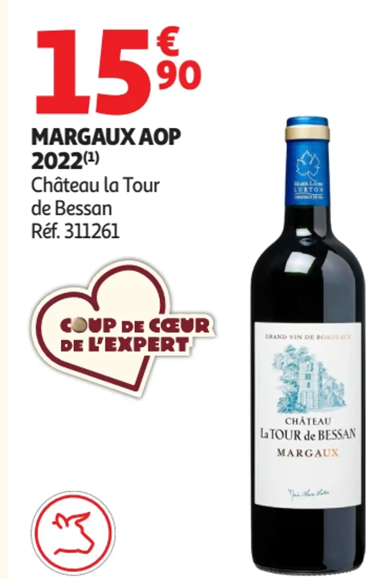 MARGAUX AOP 2022 Château la Tour de Bessan