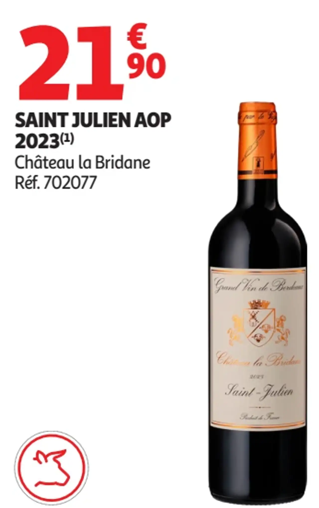 SAINT JULIEN AOP 2023 Château la Bridane