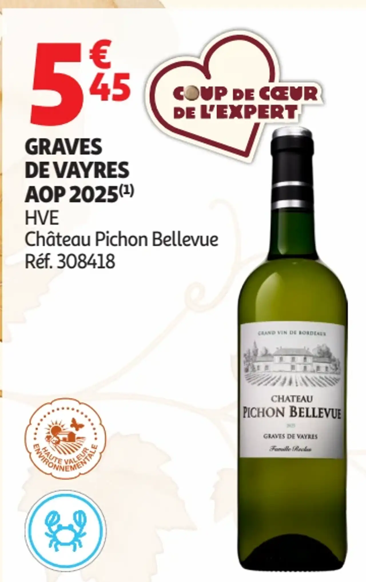 Graves de Vayres AOP 2025 Château Pichon Bellevue