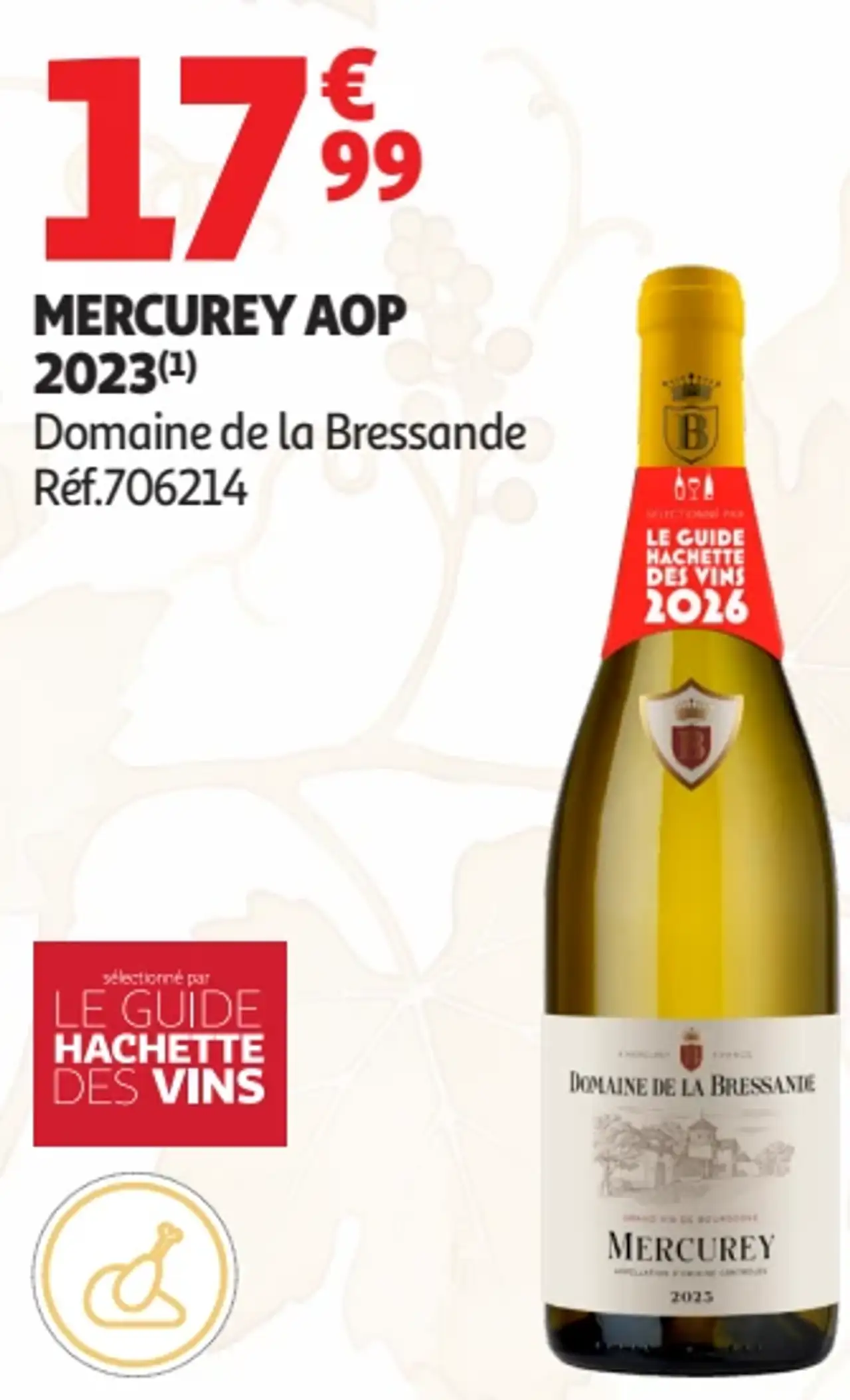 MERCUREY AOP 2023 Domaine de la Bressande
