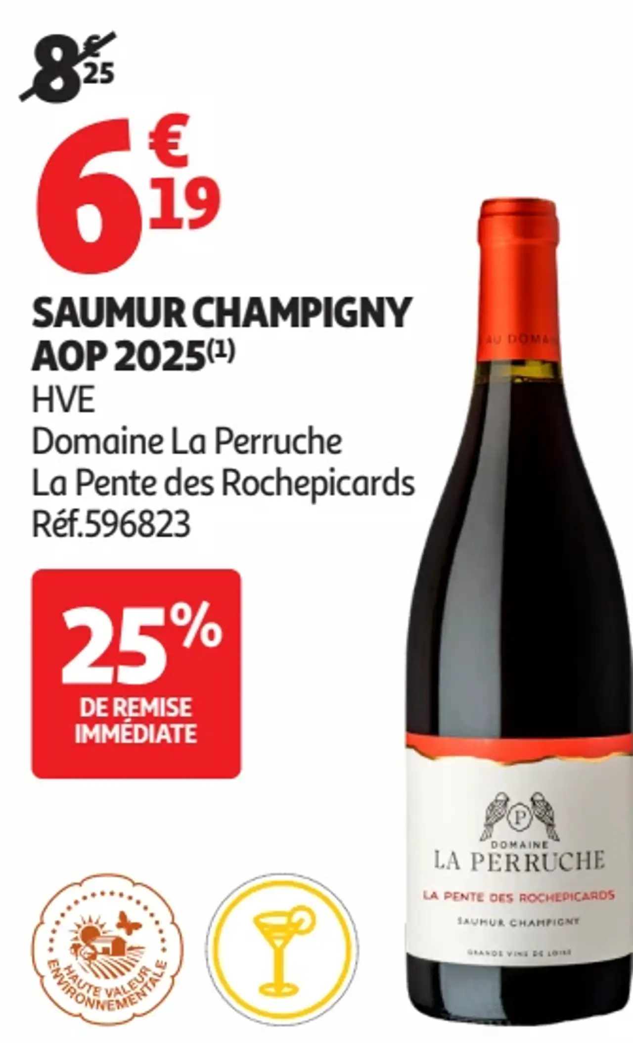 Saumur Champigny AOP 2025 Domaine La Perruche La Pente des Rochepicards