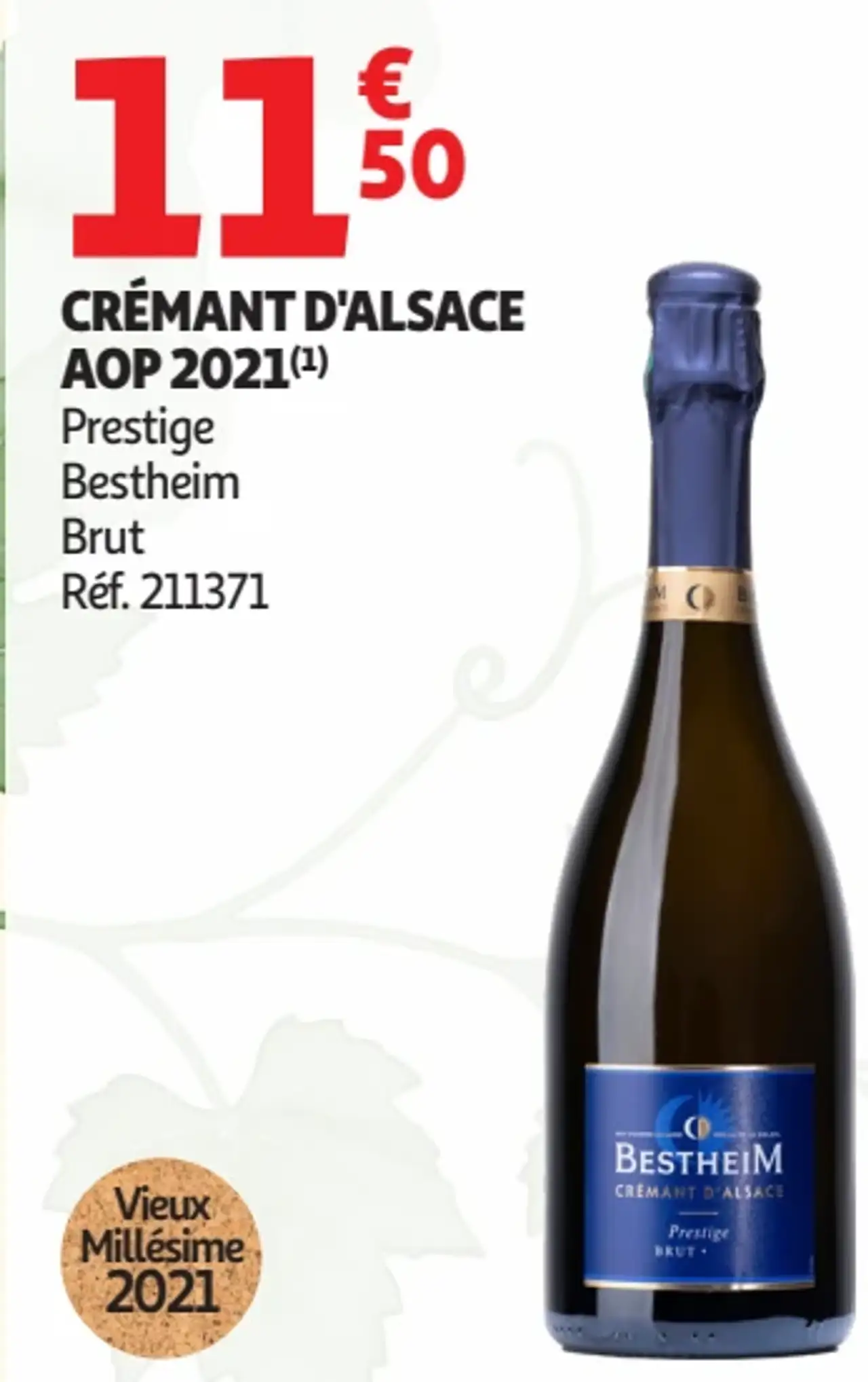 Crémant d'Alsace AOP 2021 Prestige Bestheim Brut