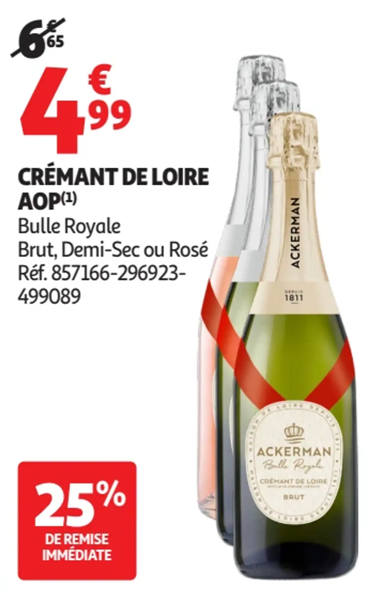 Crémant de Loire AOP Bulle Royale Ackerman