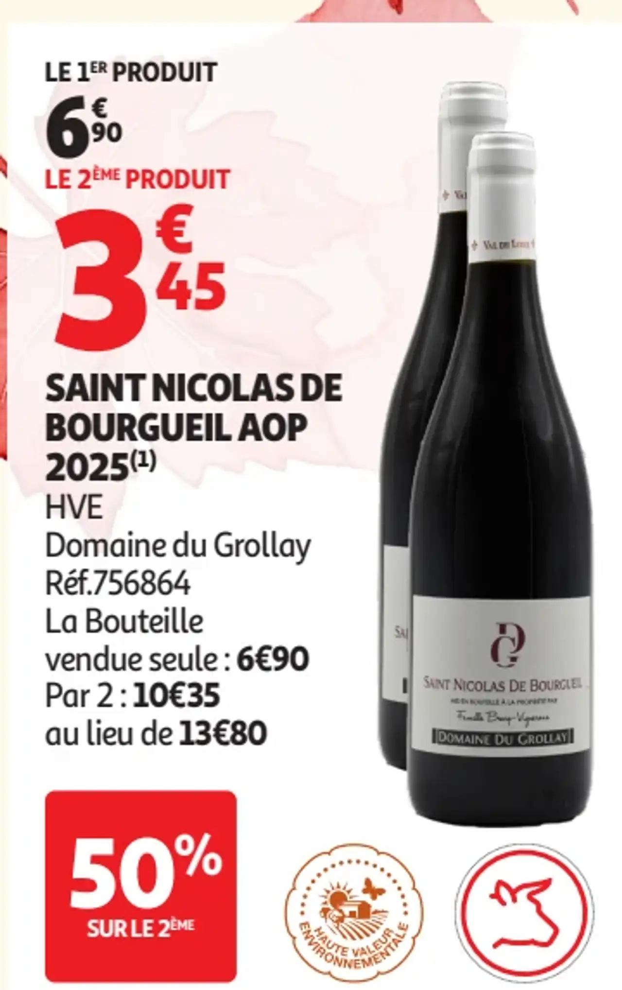 Saint Nicolas de Bourgueil AOP 2025 Domaine du Grollay