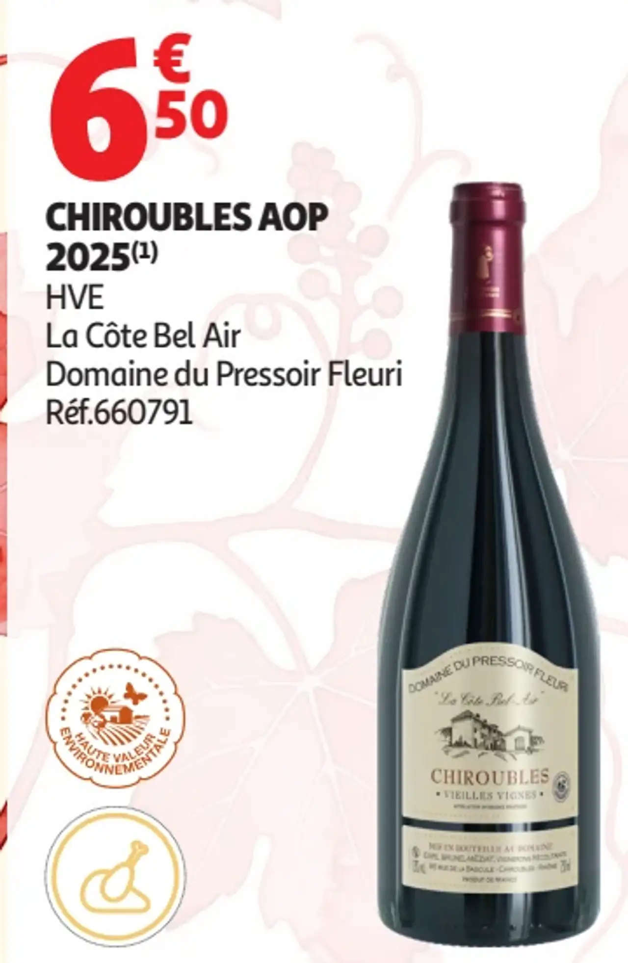 Vin rouge Chiroubles AOP 2025 La Côte Bel Air Domaine du Pressoir Fleuri