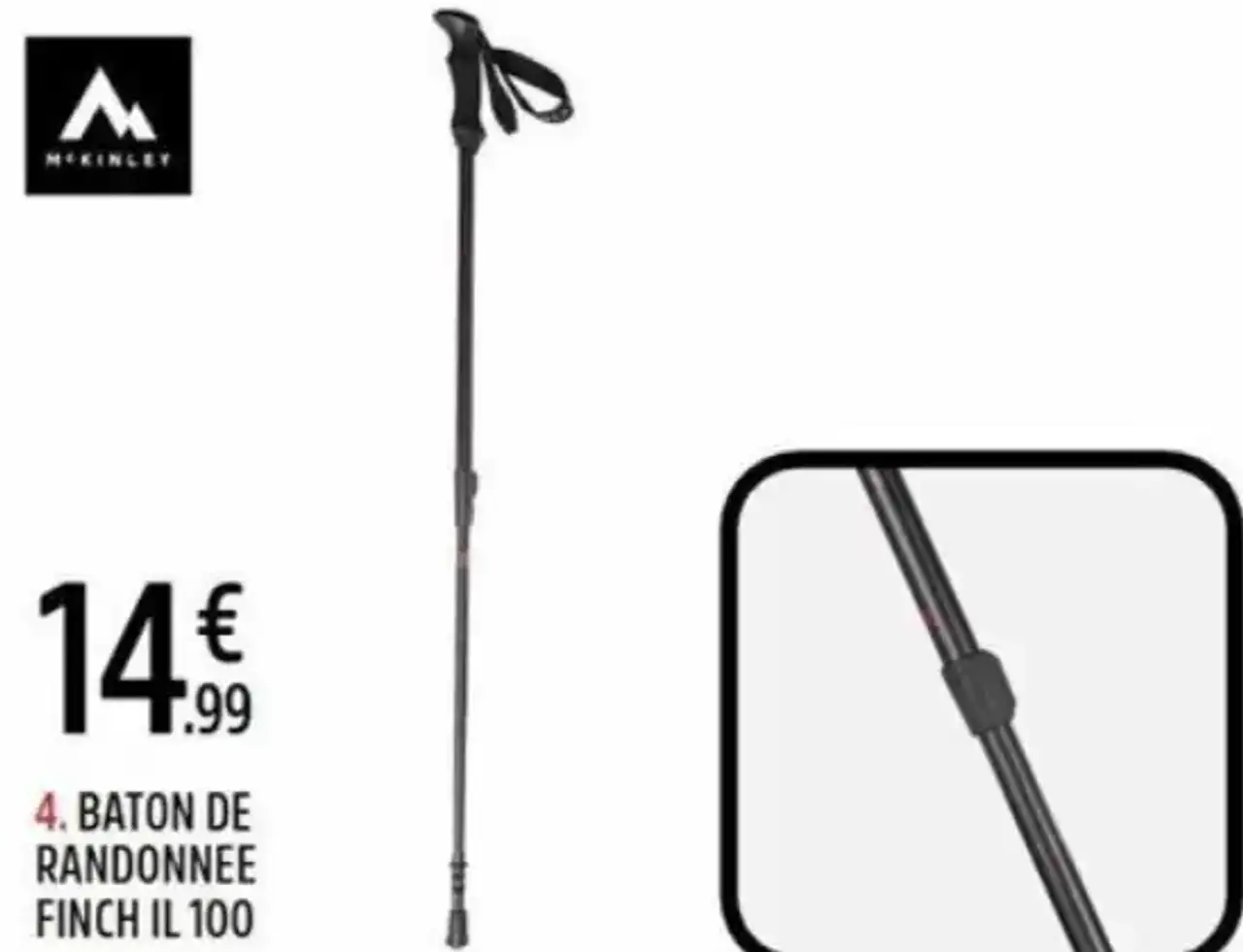 Bâton de randonnée Finch IL 100 McKinley