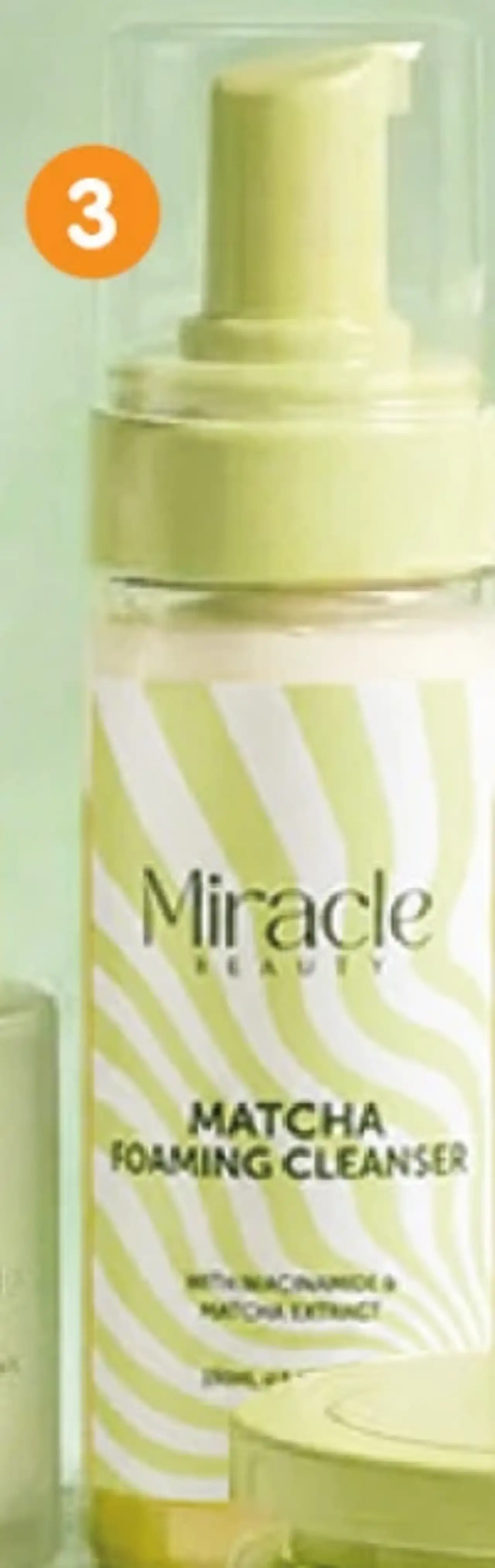 Nettoyant moussant visage Miracle Beauty Matcha Foaming Cleanser