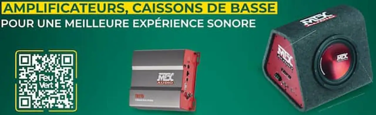 Amplificateurs, caissons de basse pour une meilleure expérience sonore MTX