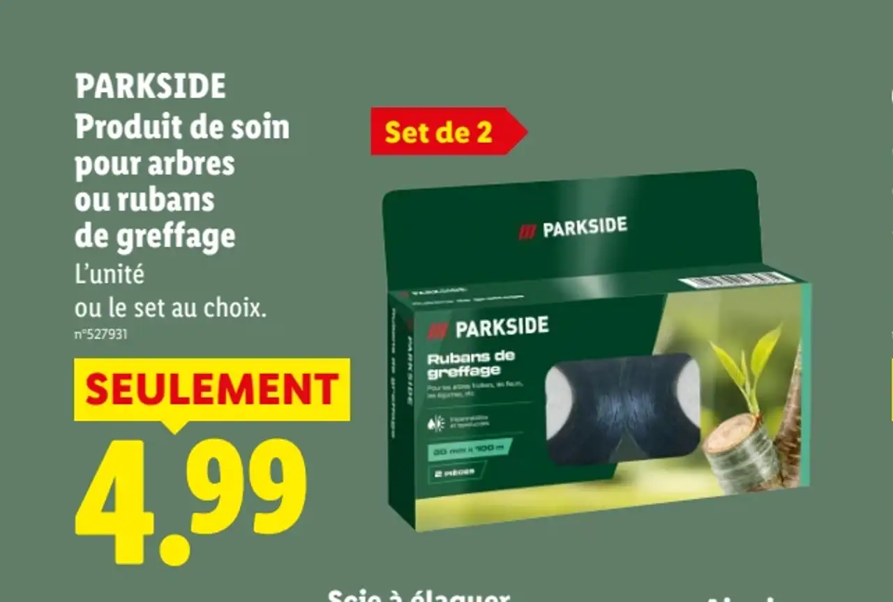 PARKSIDE Produit de soin pour arbres ou rubans de greffage