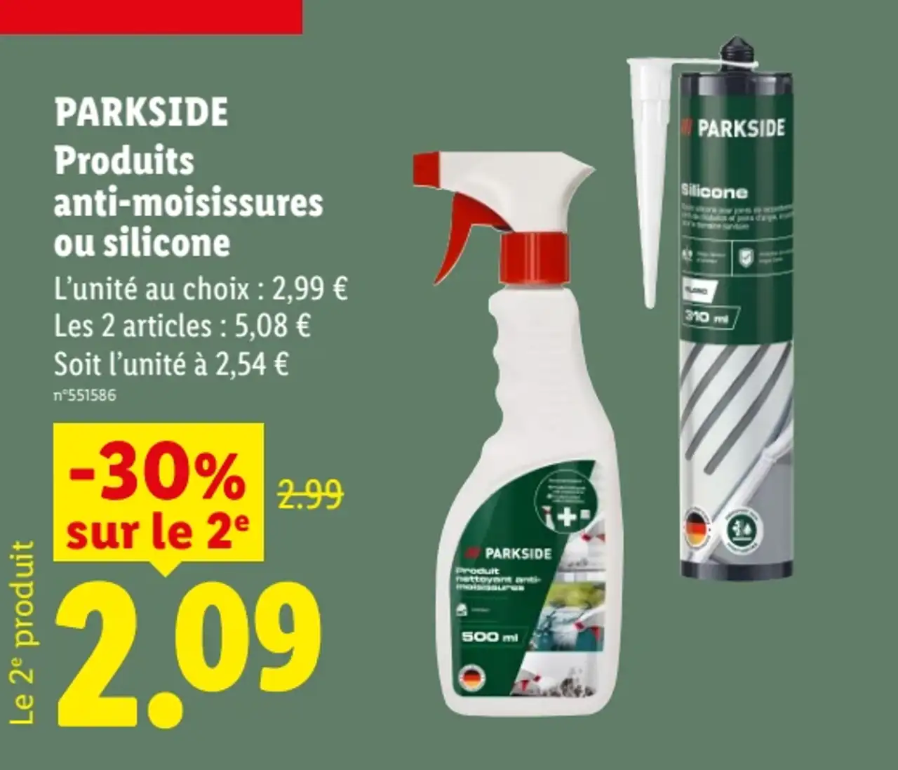 PARKSIDE Produits anti-moisissures ou silicone