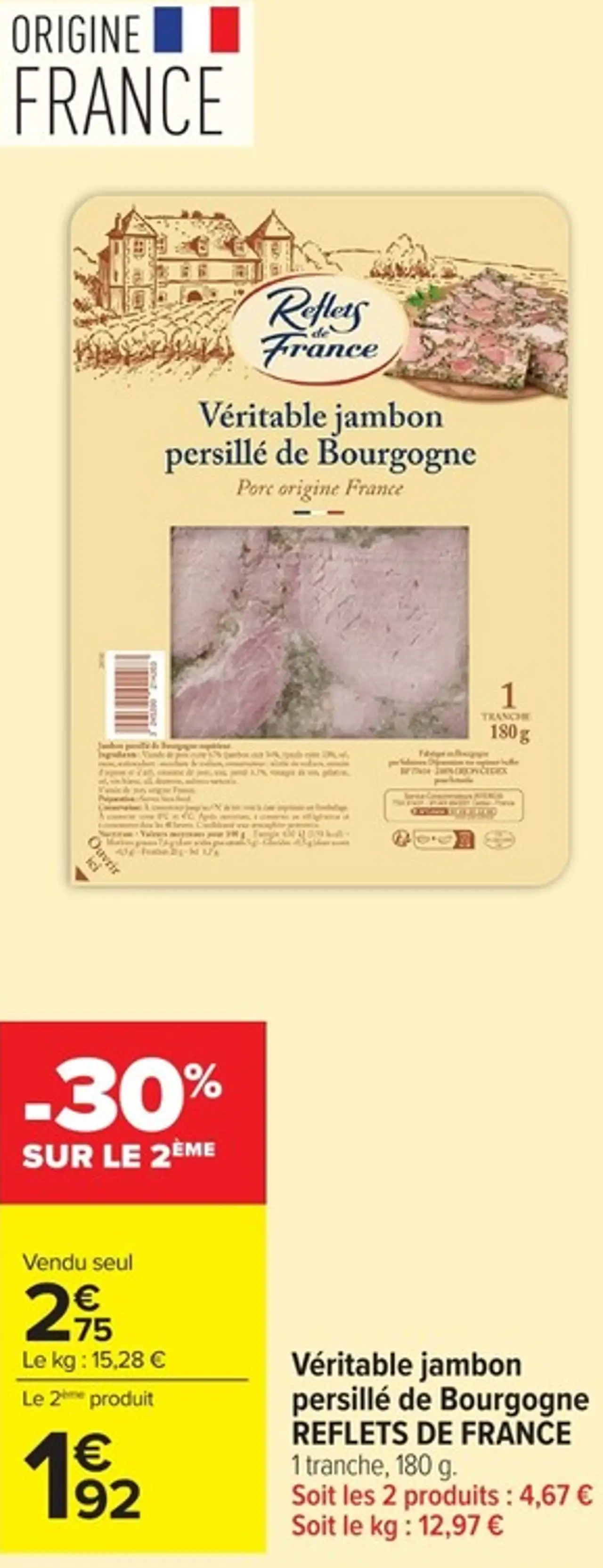 Véritable jambon persillé de Bourgogne REFLETS DE FRANCE