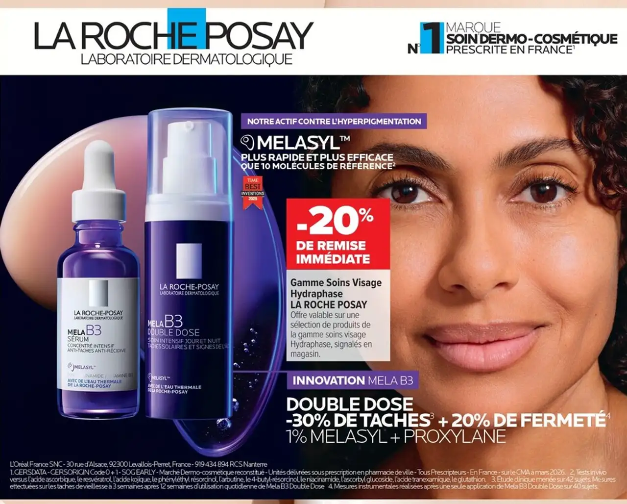 Gamme Soins Visage Hydraphase LA ROCHE POSAY