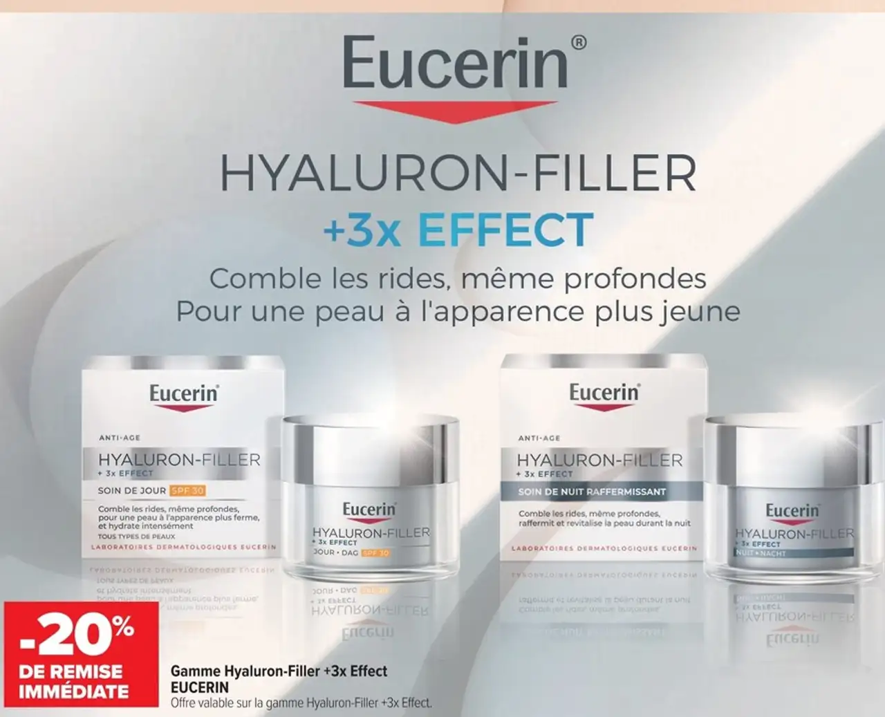 Gamme Hyaluron-Filler +3x Effect EUCERIN
