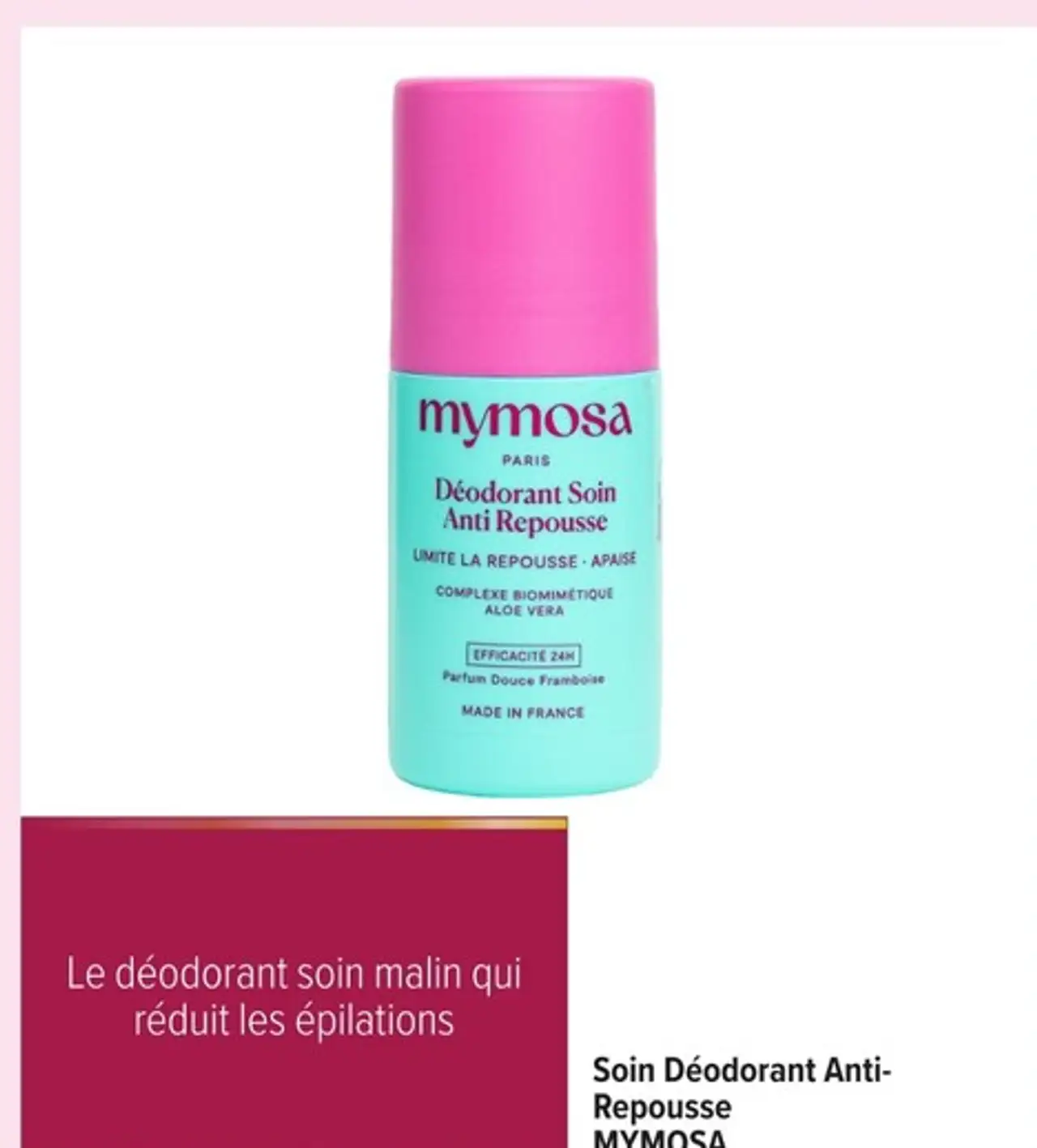 Soin Déodorant Anti-Repousse MYMOSA