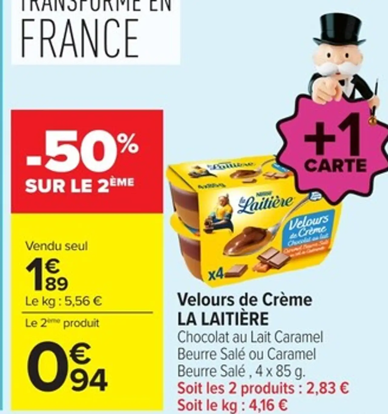 Velours de Crème LA LAITIÈRE