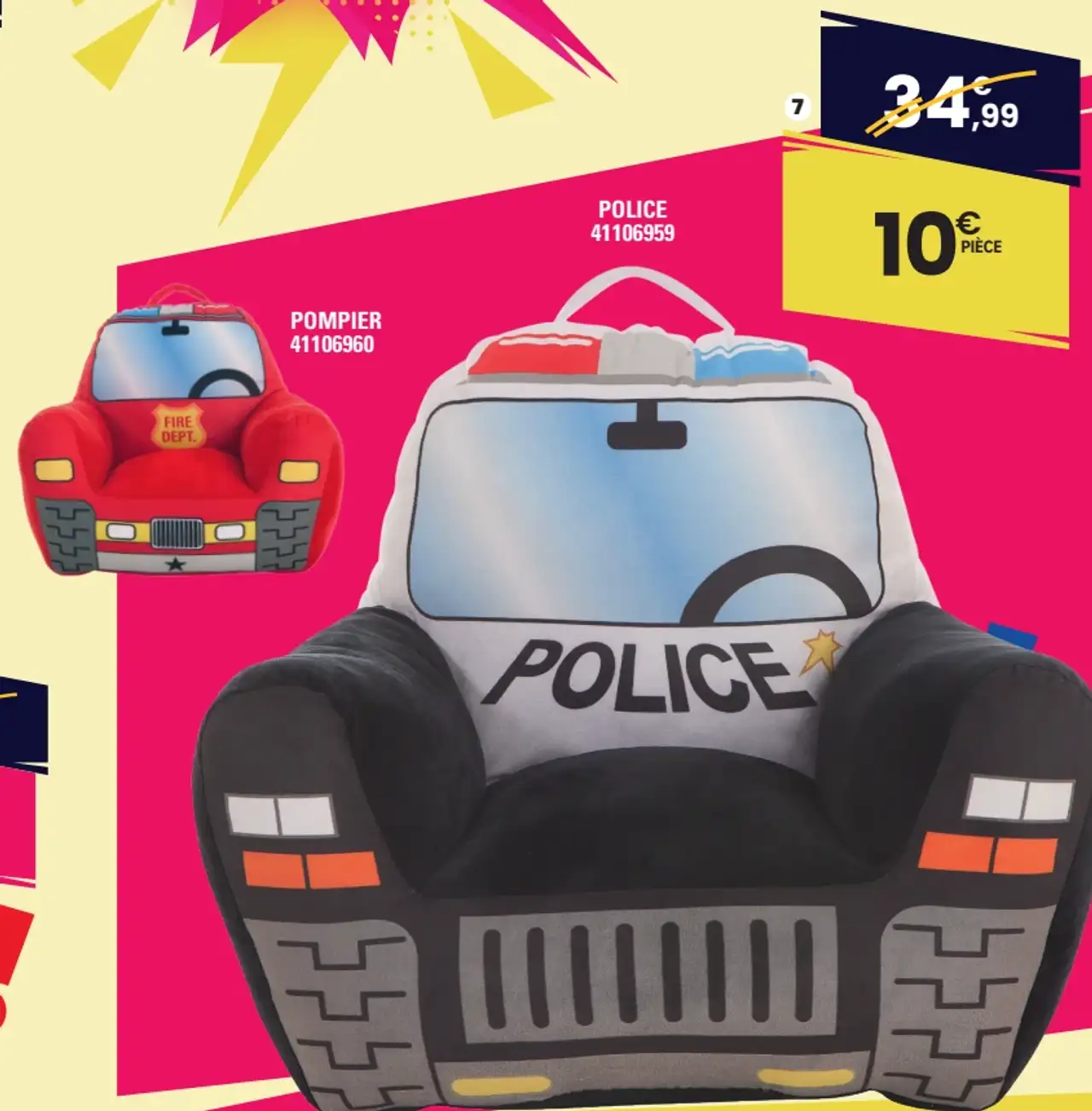 Mon Fauteuil Pompier / Police