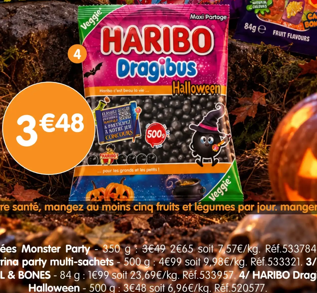 HARIBO Dragibus noir Halloween