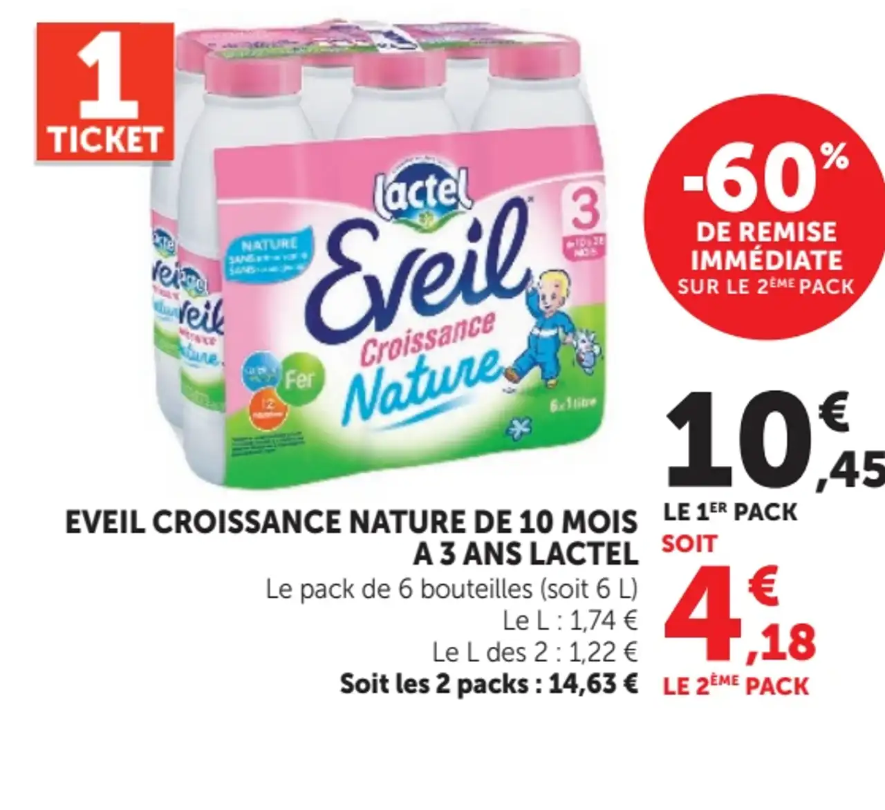 Eveil Croissance Nature - de 10 mois à 3 ans Lactel