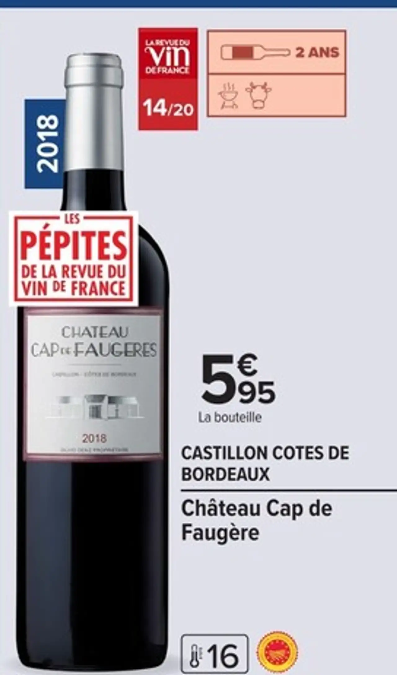 Castillon Cotes de Bordeaux Château Cap de Faugère