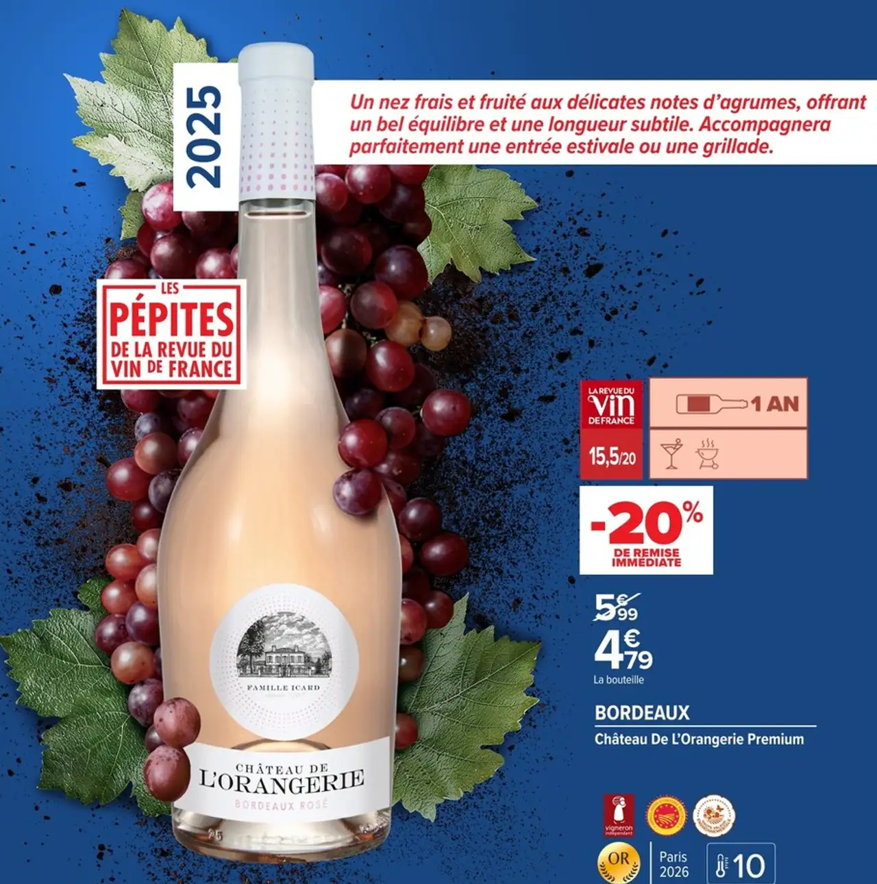Château De L'Orangerie Premium Bordeaux Rosé
