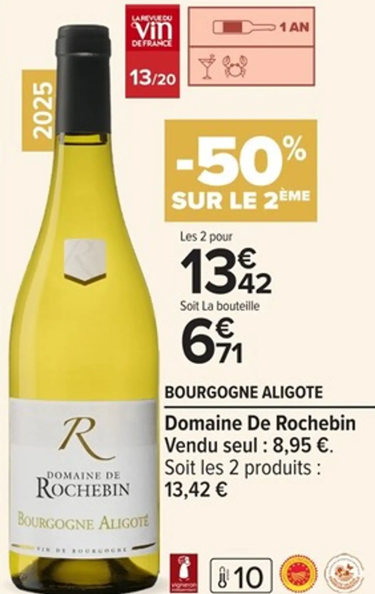 Bourgogne Aligote Domaine De Rochebin