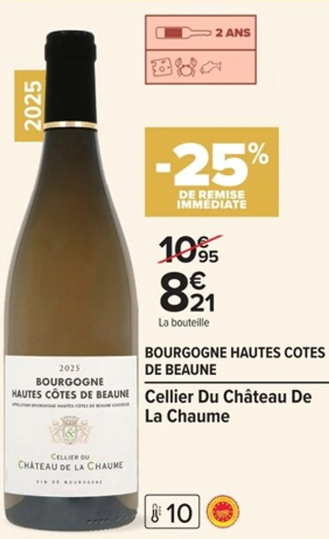 Bourgogne Hautes Cotes de Beaune Cellier Du Château De La Chaume