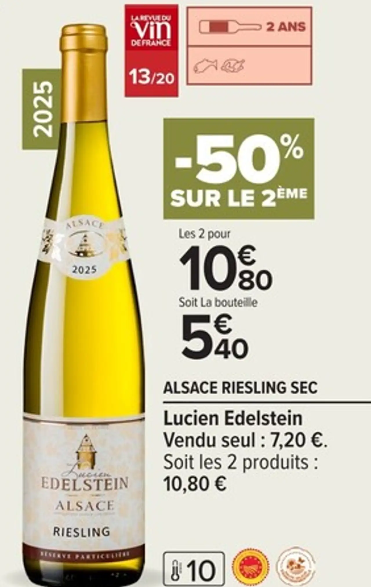 Lucien Edelstein ALSACE RIESLING SEC