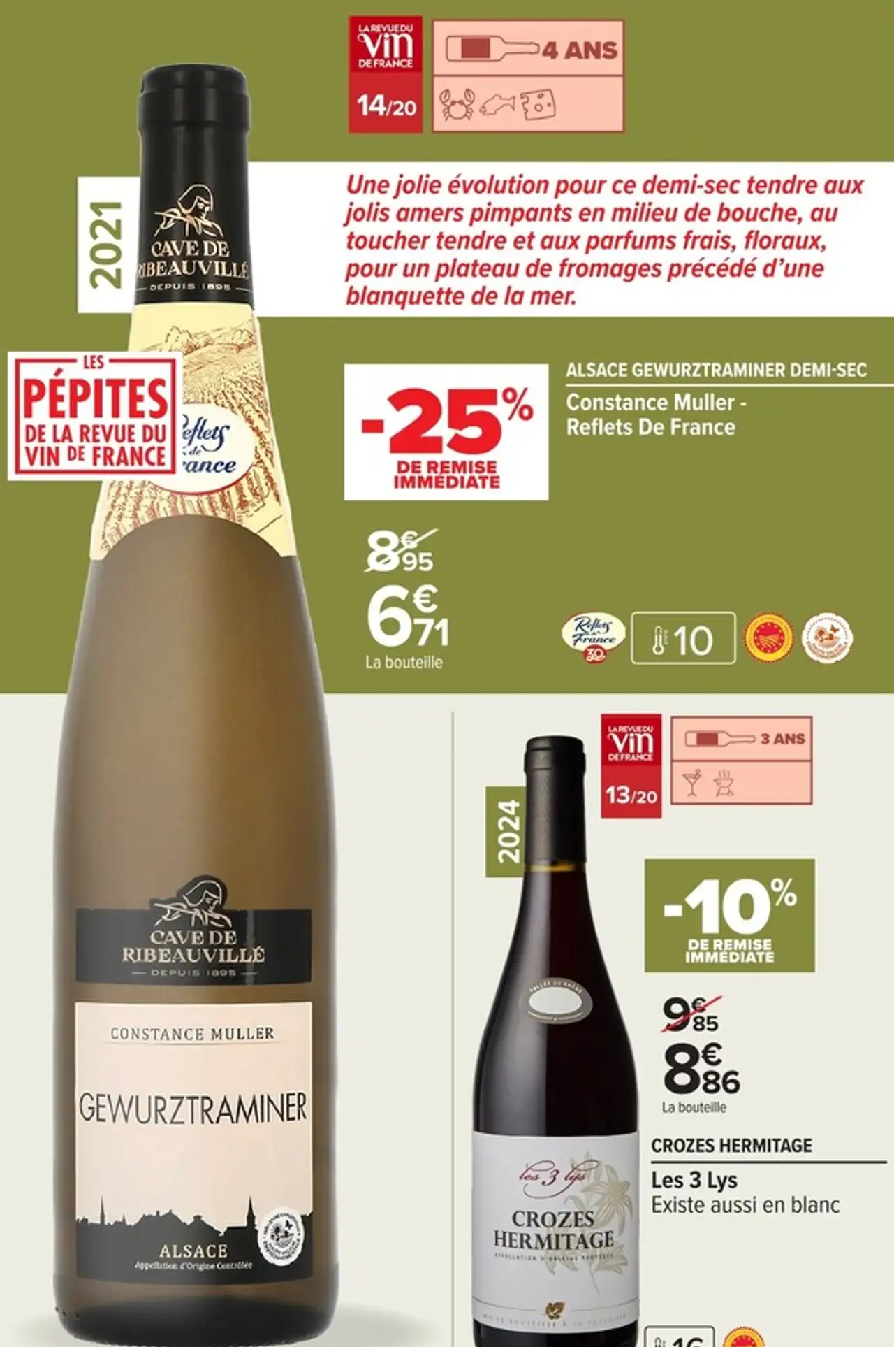 Constance Muller - Reflets De France ALSACE GEWURZTRAMINER DEMI-SEC