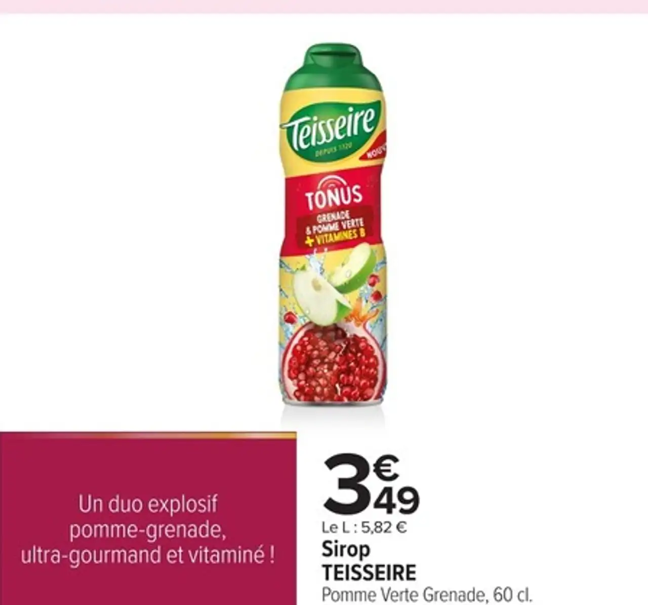 Sirop TEISSEIRE Pomme Verte Grenade