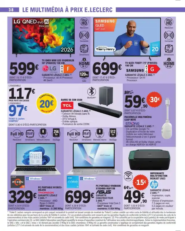 newspaper image - TV QLED 75QEF1 75" SAMSUNG - E.Leclerc
