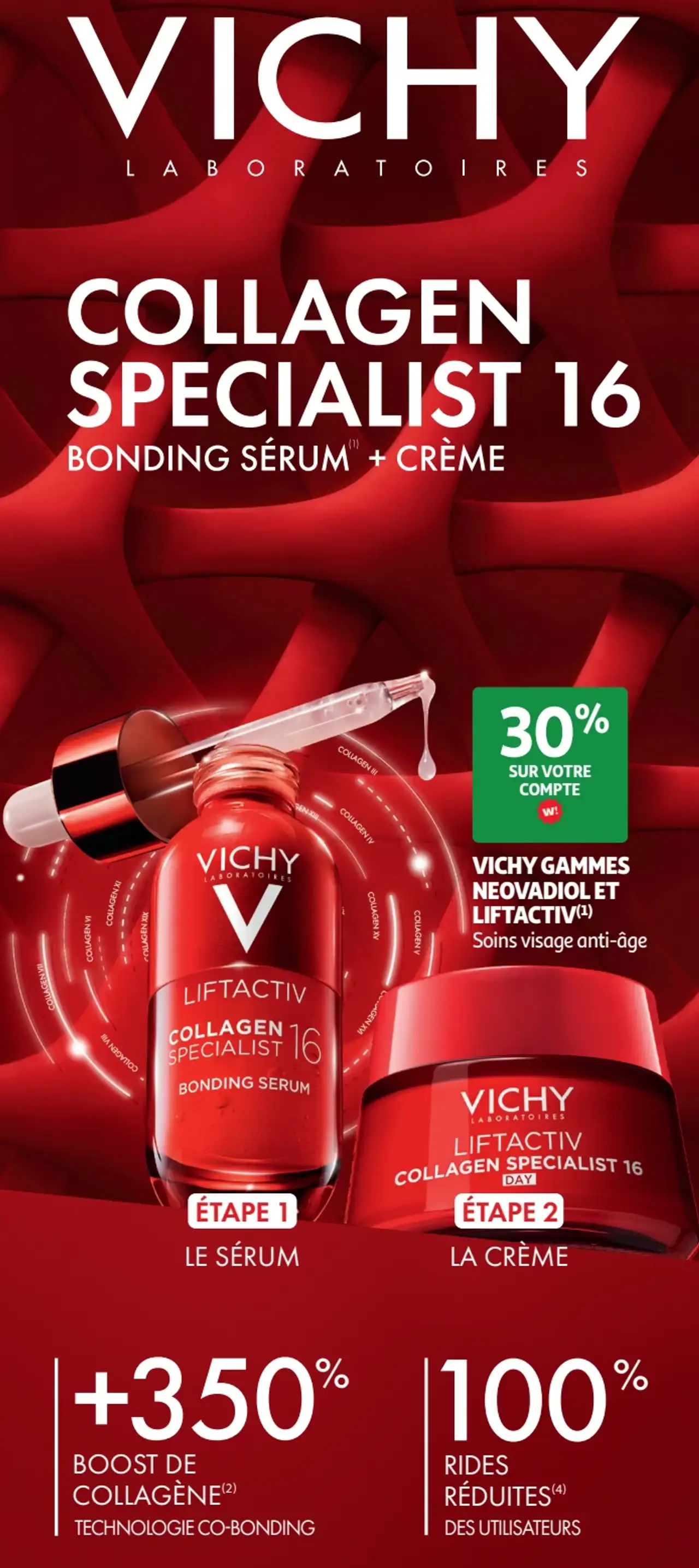 VICHY GAMMES NEOVADIOL ET LIFTACTIV Soins visage anti-âge