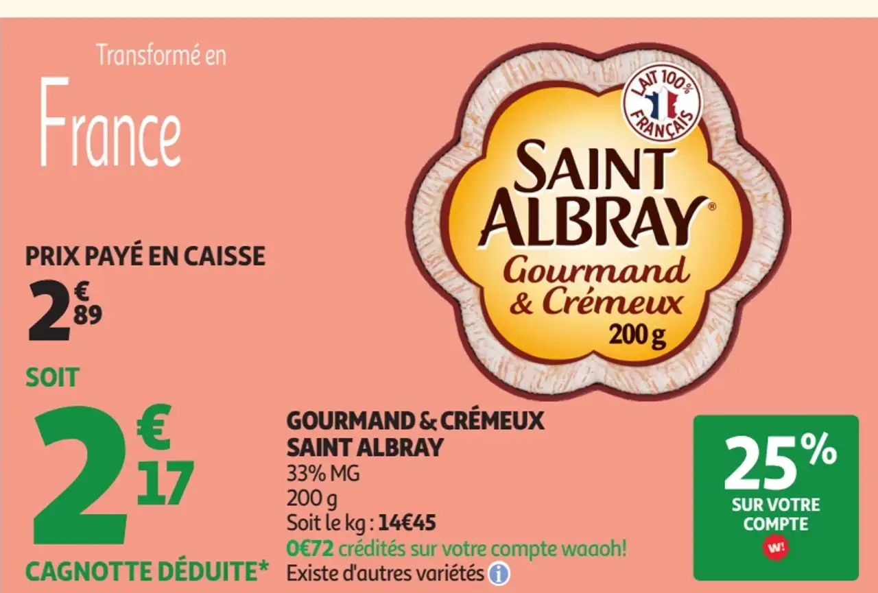 Gourmand & Crémeux Saint Albray