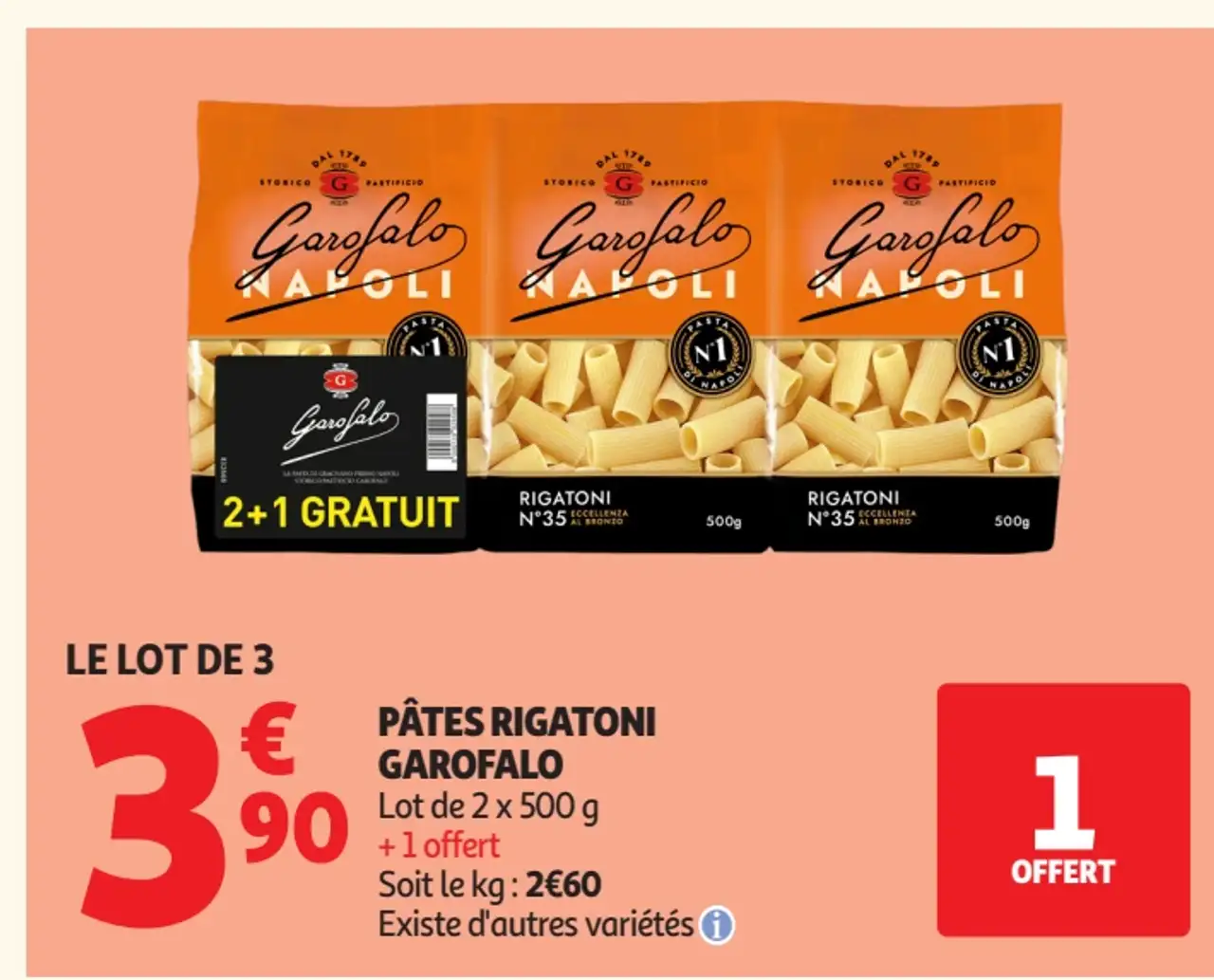 Pâtes Rigatoni Garofalo