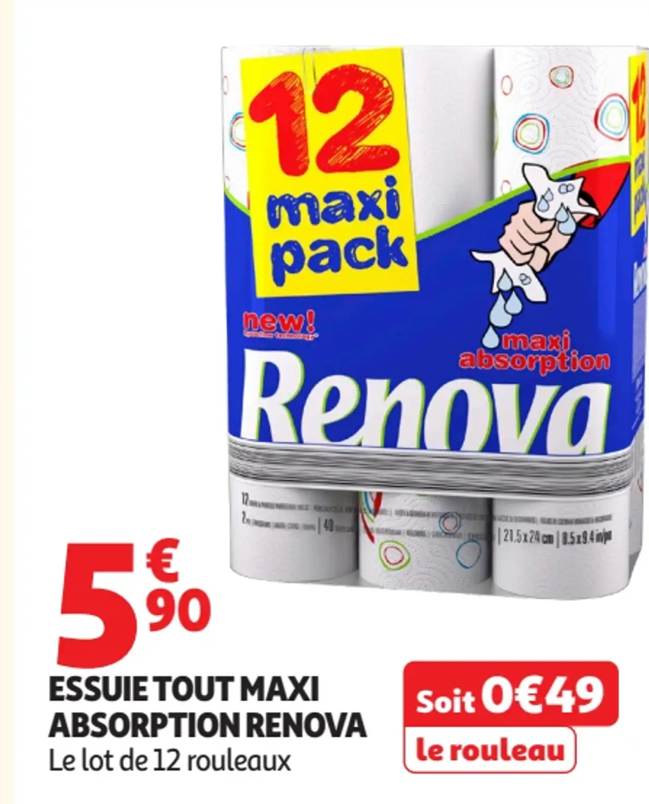 Essuie Tout Maxi Absorption Renova