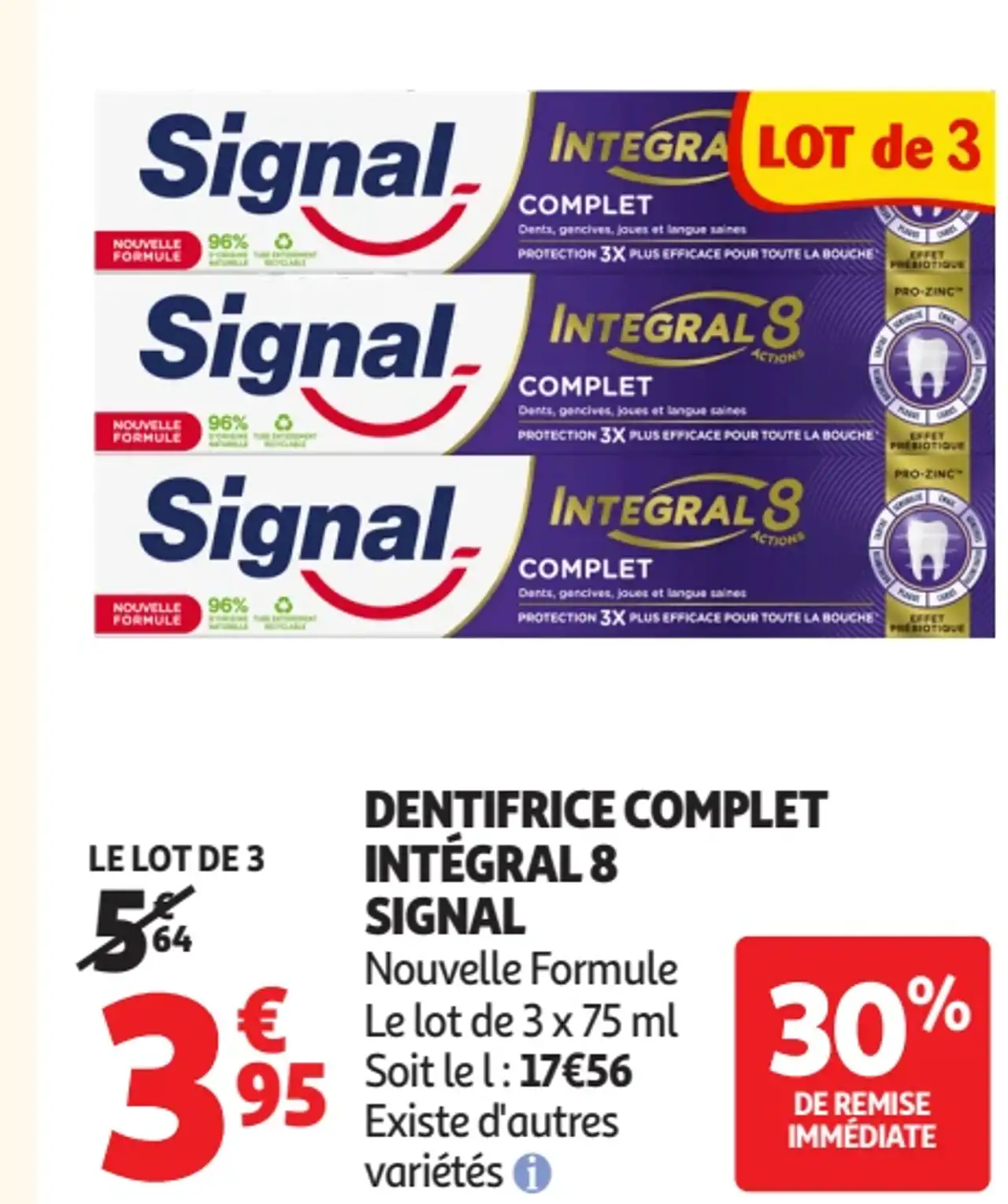 Dentifrice Complet Intégral 8 Signal